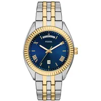 Fossil Campbell Herren 42MM Zweifarbige Edelstahluhr, FS6141