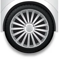 ZentimeX Z732398 Radkappen Radzierblenden universal 14 Zoll Silver