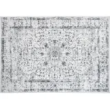 Tectake Aliya Kurzflorteppich 240 x 340 cm Grau/Beige