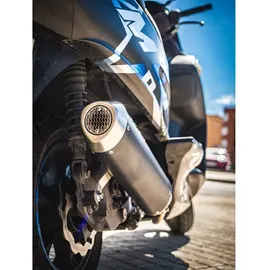 GPR EXHAUST SYSTEMS Evo 4 Road Aprilia Sr 300 Max I.e11-15 Nicht Homologiertes Vollständiges Auspuffsystem - Matt Black - Not Homologated