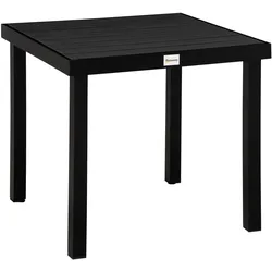 Outsunny Gartentisch Aluminium, Kunststoff