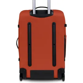 Cabaia Soft Suitcase Essentials Trolley M 2-Rollen 67 cm / 75 l braun/orange