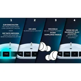 Nacon Adapter 3.0 USB-C Stecker auf USB-A Buchse, kompaktes Design.