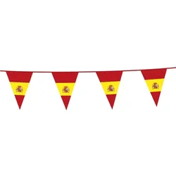 Spanien Wimpelkette 10m