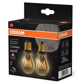 Osram Vintage 1906 LED CLASSIC A 4,8W E27 Gold