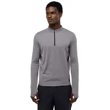 Jack Wolfskin Bike Commute Halbreißverschluss-sweatshirt - Dark Taupe - 2XL