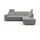 sit&more Ecksofa SIT & MORE "Quincy L-Form", silber, B:249cm H:82cm T:213cm, Sofas, Ecksofa, wahlweise mit Bettfunktion und Bettkasten