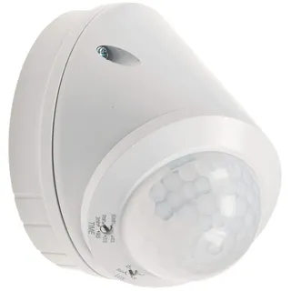 ChiliTec Wand- & Decken-Bewegungsmelder 360° LED geeignet, 8m Detektion, weiß