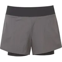 Mountain Equipment Damen Dynamo Twin Shorts (Größe XS, grau)