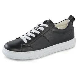 Les sneakers en cuir nappa vachette  Paul Green noir