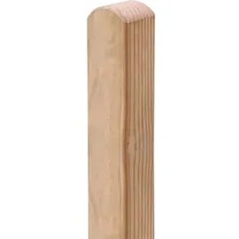 Tetzner & Jentzsch Zaunpfosten 9 x 190 cm Braun/Holz