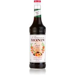 Monin Le Concentré Peach Tea Konzentrat zur Zubereitung von Getränken Geschmack Peach Tea 700 ml