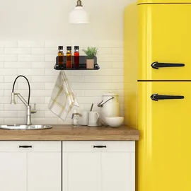 Relaxdays Bettablage, aus Kunststoff, schwarz