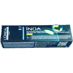 L'oreal Inoa Haarfarbe 8.1 hellblond asch 60ml