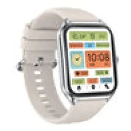 Zeblaze GTS 4 BT 49 mm Aluminiumgehäuse Silber Sportarmband Silber M