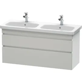 Duravit Waschtischunterschrank 2 Auszüge 123 x 61 cm Betongrau/Weiß Matt