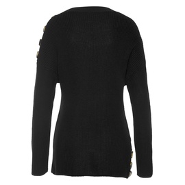 LASCANA Strickpullover Damen schwarz Gr.44/46