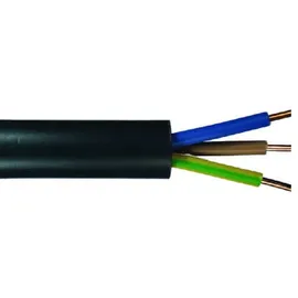 hsb - emskabel Erdkabel NYY-J 3 x 1,5 - 10 Meter, schwarz