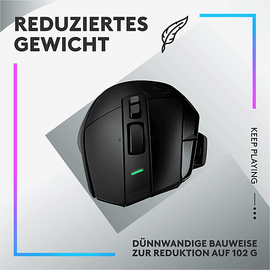 Logitech G502 X LIGHTSPEED Gaming Maus Schwarz
