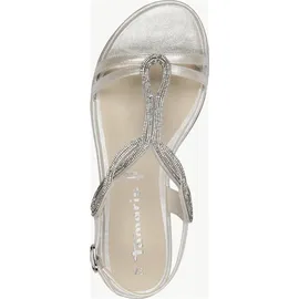 TAMARIS Sandalette Damen Vegan Bequem weiß,EU 39