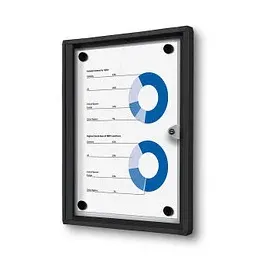 Showdown Displays Showdown® Displays Schaukasten Economy schwarz 1x DIN A4, 1 St.