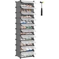Songmics Schuhregal 10 Ebenen 0 x 0 x 0