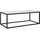 vidaXL Couchtisch Schwarz Marmor-Optik 100 x 50 x 9,5 cm