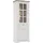 Forte Vitrine Iloppa 76 x 44,3 x 209,8 cm Braun/Weiß
