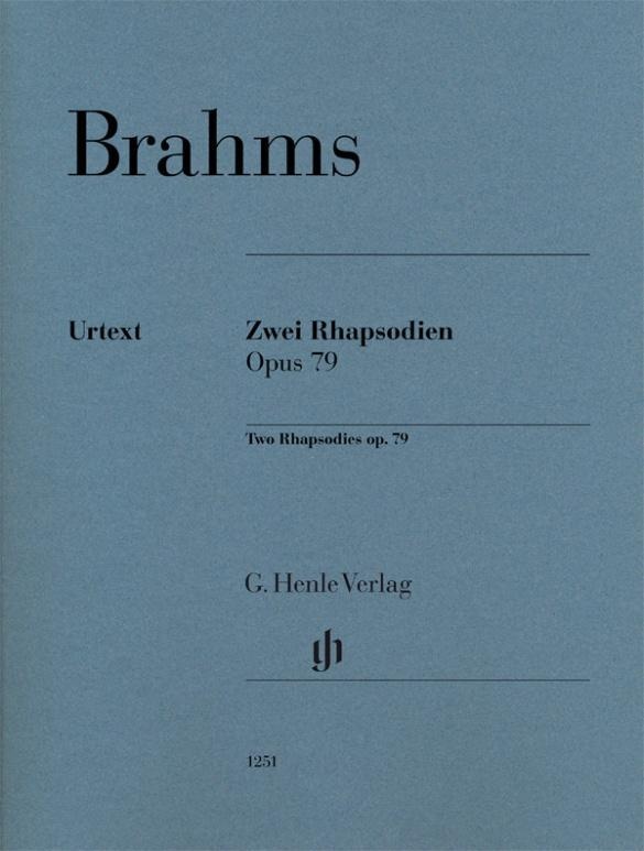 Zwei Rhapsodien Op. 79 Für Klavier Zu Zwei Händen - Johannes Brahms - Zwei Rhapsodien op. 79  Kartoniert (TB)