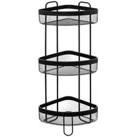 5 five simply smart 5five - eckregal mit 3 Ebenen mayaj Metall schwarz