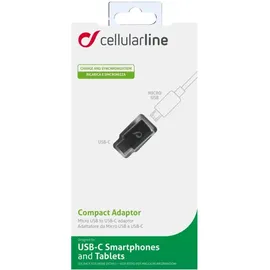 Cellular Line Cellularline Kompakt Adapter, schwarz CHADUSBCK