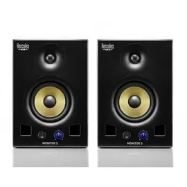 Hercules Monitor 5 - Paar aktive Bi-amplified Monitor Lautsprecher