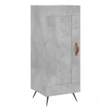 vidaXL Sideboard Betongrau 34,5x34x90 cm Holzwerkstoff