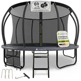 Juskys SkyBounce L 366 cm Schwarz