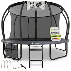 Juskys SkyBounce L 366 cm Schwarz