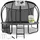 Juskys SkyBounce L 366 cm Schwarz
