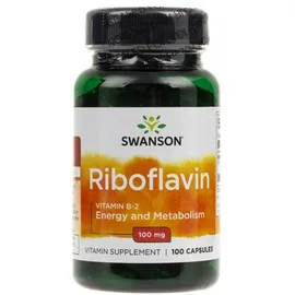 Swanson Vitamin B2, 100 Kapseln