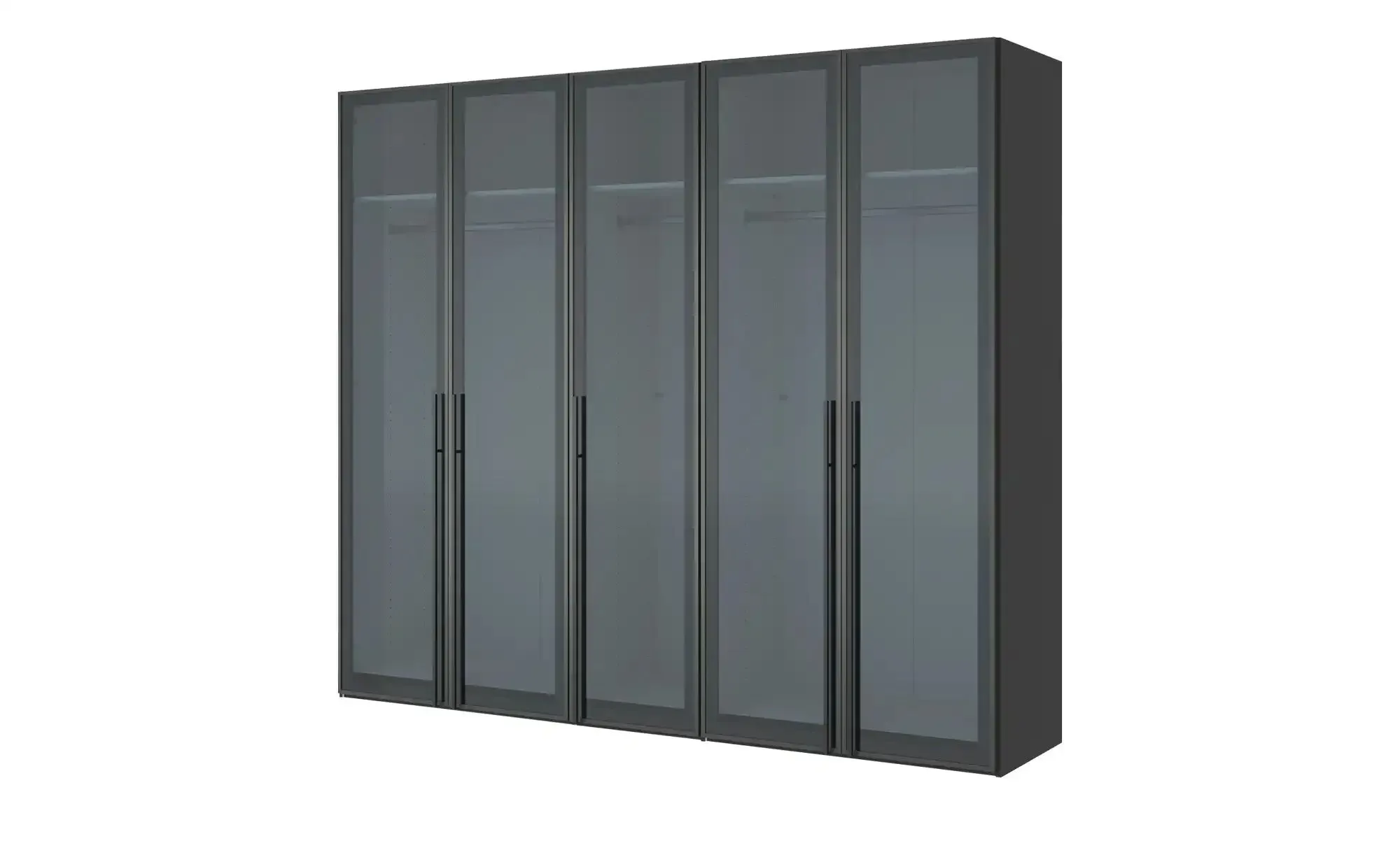 Dreamer Junges Wohnen Drehtürenschrank  Dreamer ¦ schwarz ¦ Maße (cm): B: 252,8 H: 220 T: 58,5