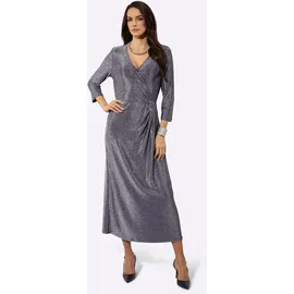 CREATION L Jerseykleid Shirtkleid Silber 38