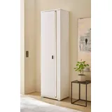 INOSIGN Mehrzweckschrank INOSIGN "LONG ISLAND", weiß (weiß, eiche), B:55cm H:200cm T:35cm, Holzwerkstoff, Schränke, Mehrzweckschrank, in moderner Trendfarbe,inklusive senkrechter Beleuchtung,Breite 55 cm