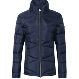 Covalliero Steppjacke Damen mit LED Leuchtstreifen dark navy HW 2022, Größe: XS