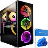 KRAFTPC High End Gaming-PC AMD Ryzen5 7500F - GeForce RTX4070 12GB - 1TB M.2 NVMe SSD - 32GB DDR5 - Win11 - WLAN - Gamer PC Desktop PC Gaming Computer