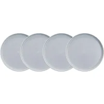 BUTLERS Frühstücksteller CASA NOVA 4er-Set in Grau | Gr.: onesize