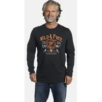 Jan Vanderstorm Langarmshirt STAAF in schwarz | Gr.: 76-78