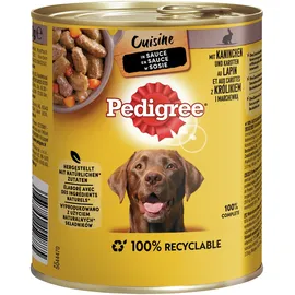 PEDIGREE Cuisine in Sauce Kaninchen & Karotten 12 x 800 g