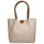 Samantha look Henkeltasche Leder Beige