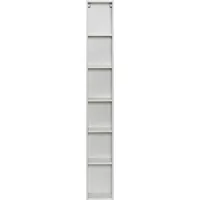 WELLTIME Hochschrank Trento, Badmöbel, Badregal, Regal, Breite 25 cm Standregal, Badezimmer-Regal, für viel Stauraum weiß