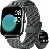 Smartwatch, Damen Herren Smartwatch, Fitness Tracker Uhr, Smartwatch (Fitnessuhr mit Telefonfunktion 2.0" HD Voll Touchscreen Zoll,