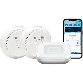 Homematic IP Starter Set Rauchwarnmelder Weiß inkl. Access Point 2 2 St.