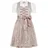 Nübler Kinderdirndl 3-teilig Stella in Taupe | Gr.: 116